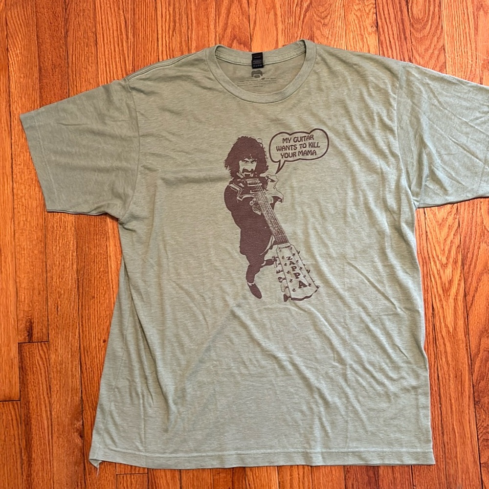 XL “my guitar wants to kill your mama” shirt purchased from the Zappa store